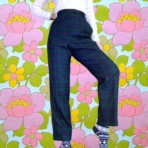 Vintage Plaid Pendleton Trousers